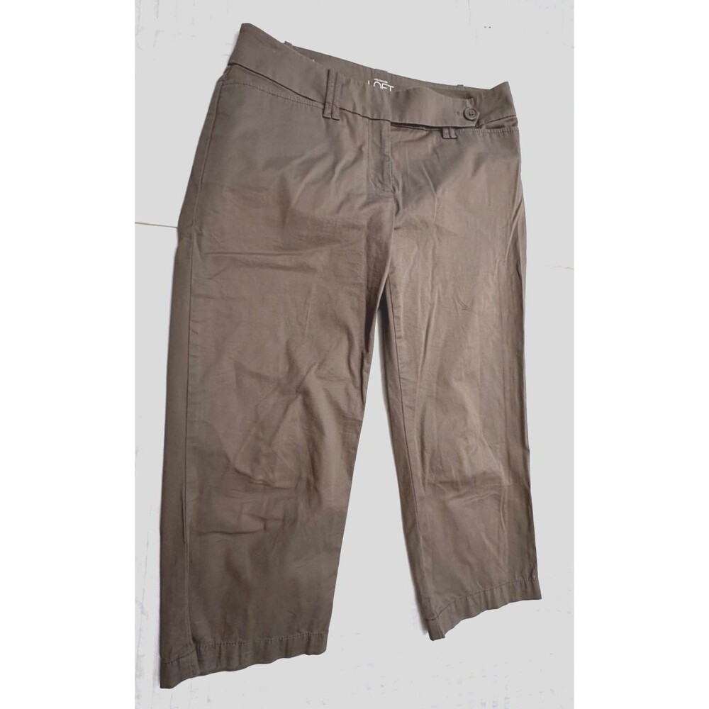 ANN TAYLOR CURVY WOMENS CAPRIS PANTS SIZE 4
